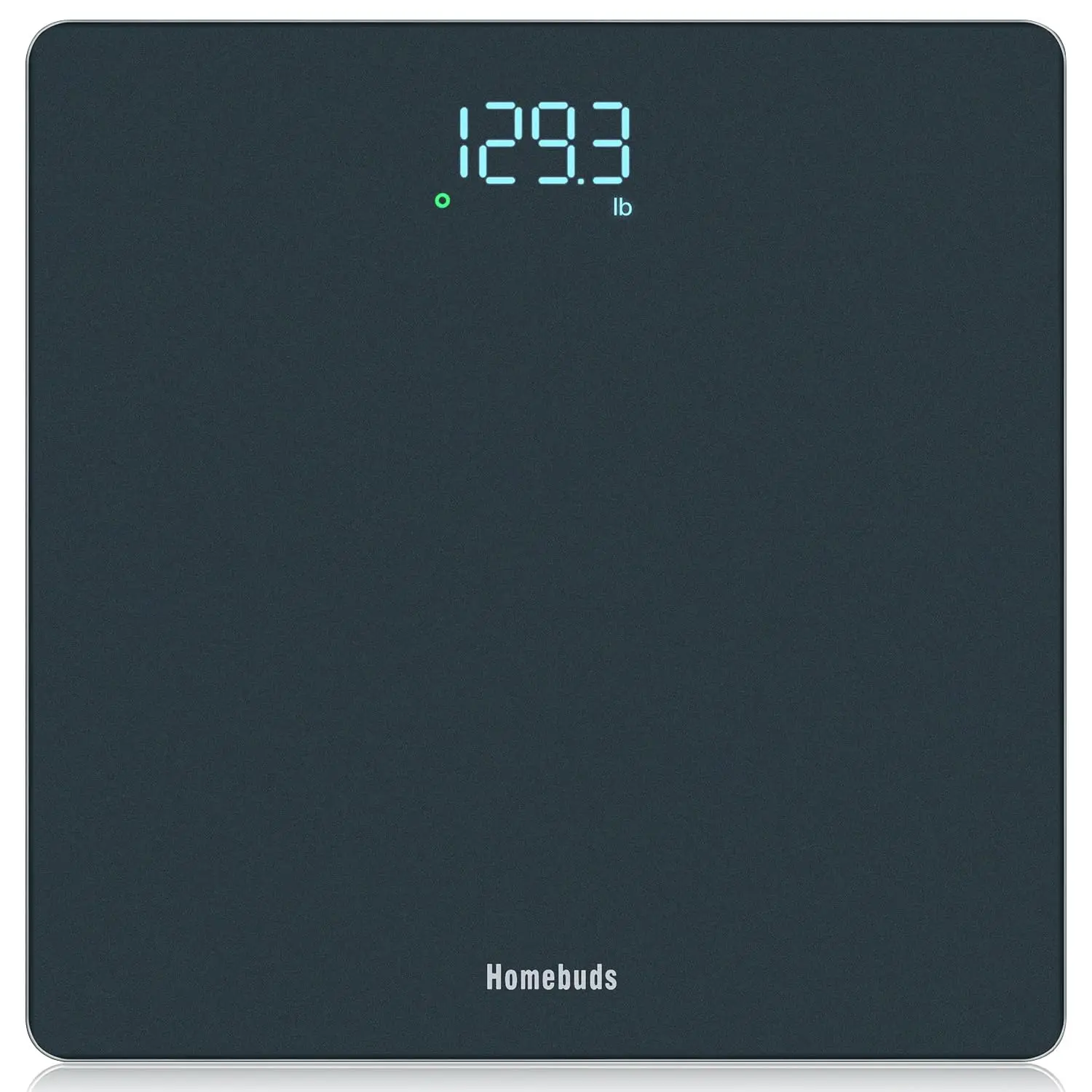 High Precision Bathroom Scale with LED Display, Step-On Technology, 0.1lb Accuracy, 400lb Capacity, Blue Color