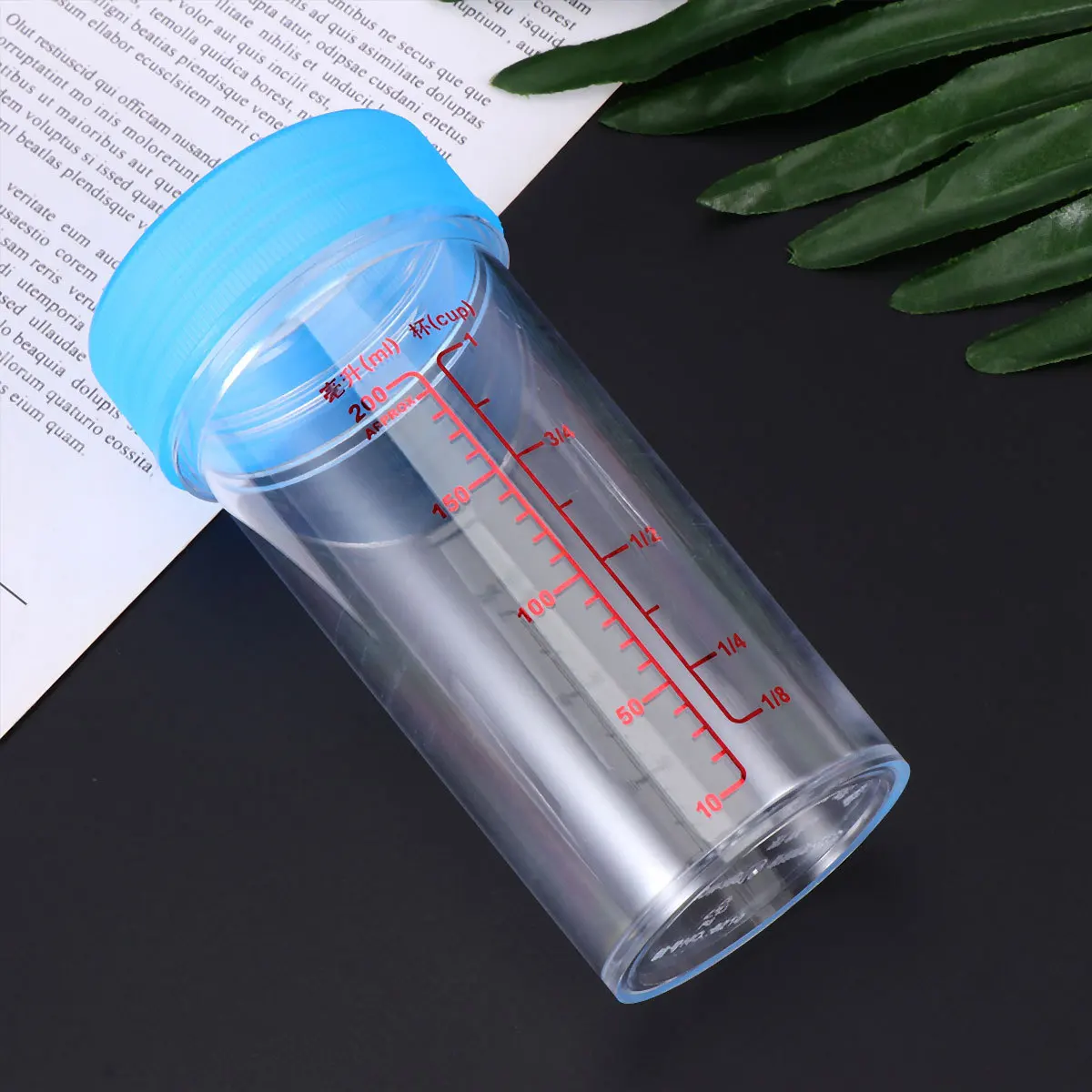 Picture 7: 2 pcs Plastic Measuring Cups Set 100Ml Scale Cups For Laboratory Kitchen Use Reusable Pp Material Scales Measuring