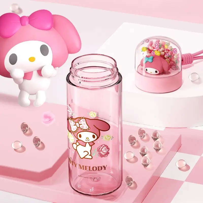 520 ミリリットルかわいいサンリオクロミハローキティマイメロディシナモロール子供用ウォーターカップかわいい学生ケトル夏スペースカップギフト