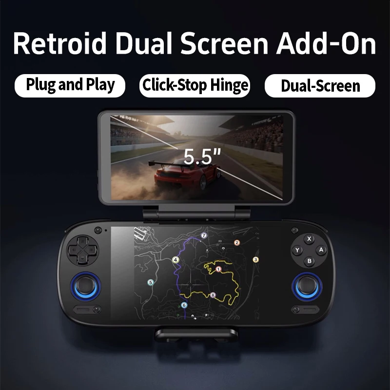 Retroid Dual Screen Add-on for RP6 RP5 ODIN3