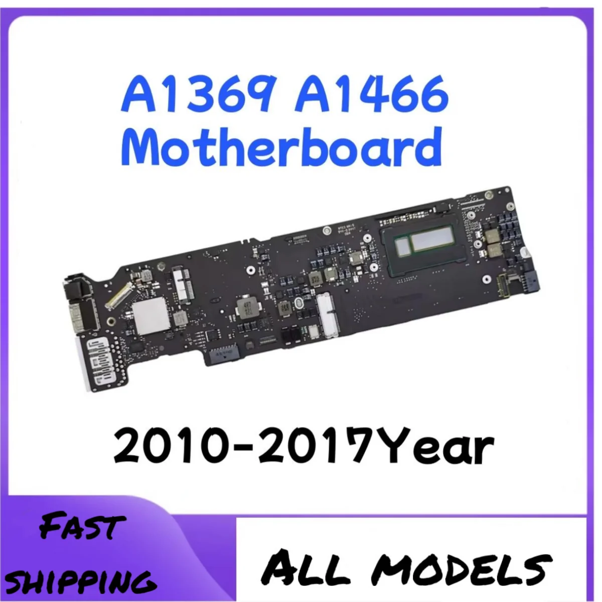 완전히 테스트된 A1369 A1466 2GB 4GB 8GB 로직 보드 i5 i7 맥북 에어 13인치 노트북 메인보드 820-3209-A 820-3437-B/A 2010-2017