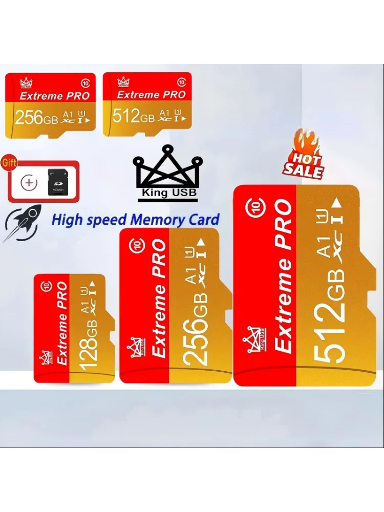 512GB 64GB 32GB 128GB Elegancka karta pamięci Micro TF SD Karty SD Karty TF C10 do drona/nadzoru/laptopa/głośnika/telefonu komórkowego — zdjęcie produktu 7
