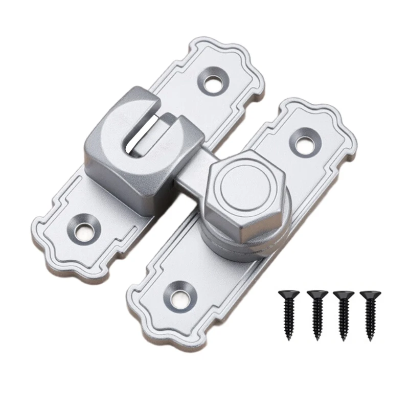 

Reinforced Aluminum Lock Double Angles Installation 90/180 Degrees for door