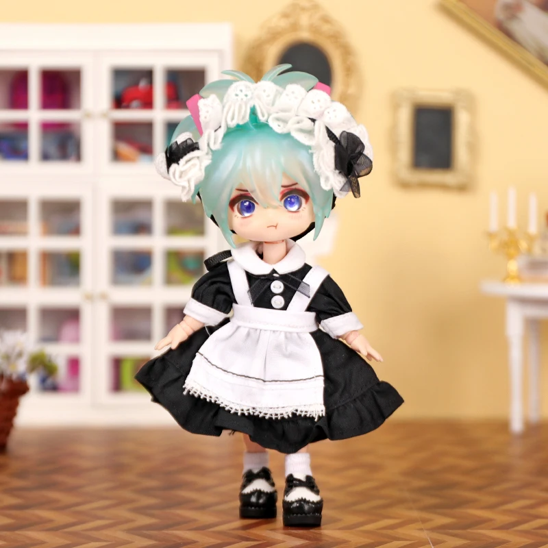 Ob11 Vestiti per le bambole Cameriera Lolita Set Vestiti per le bambole Set per Obitsu11 GSC 1/12 Vestiti per le bambole Accessori per bambole Ufdoll Gsc Bjd Doll