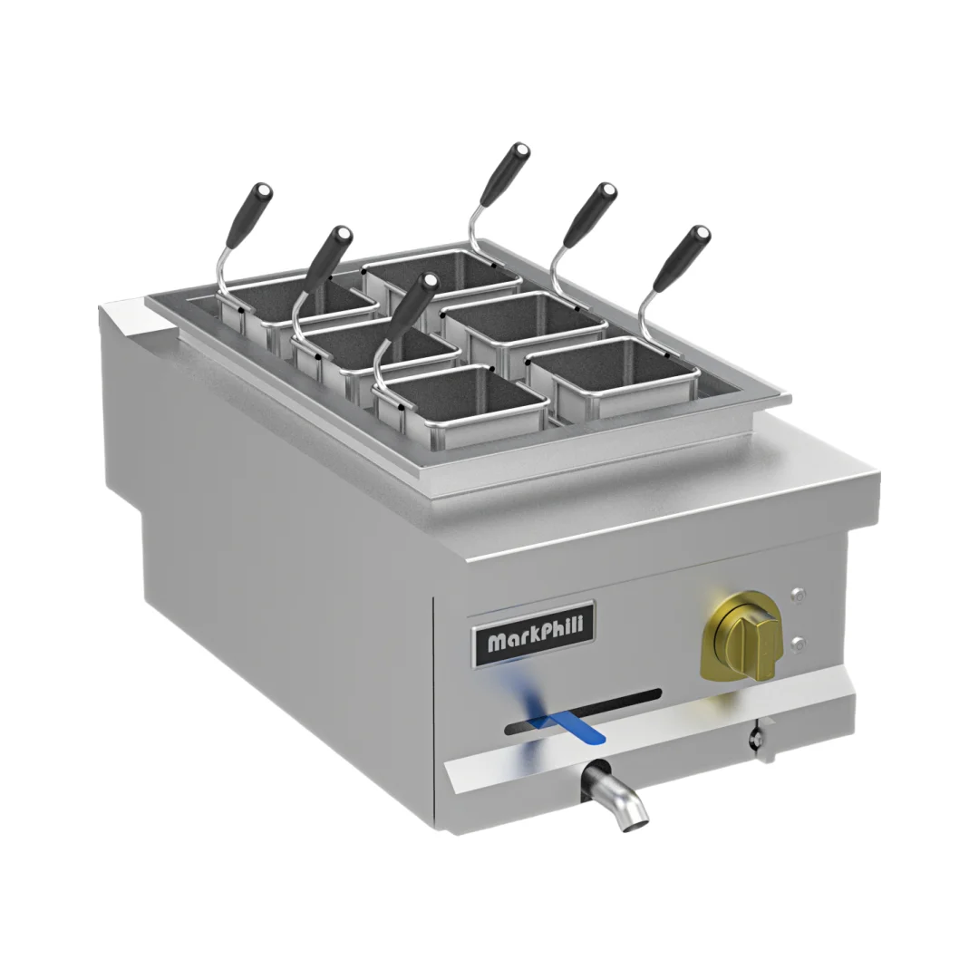 

High Quality 6-Basket Counter Top Electric Pasta Cooker New Commercial Kitchen Machinery for Restaurants Cooking Equipment