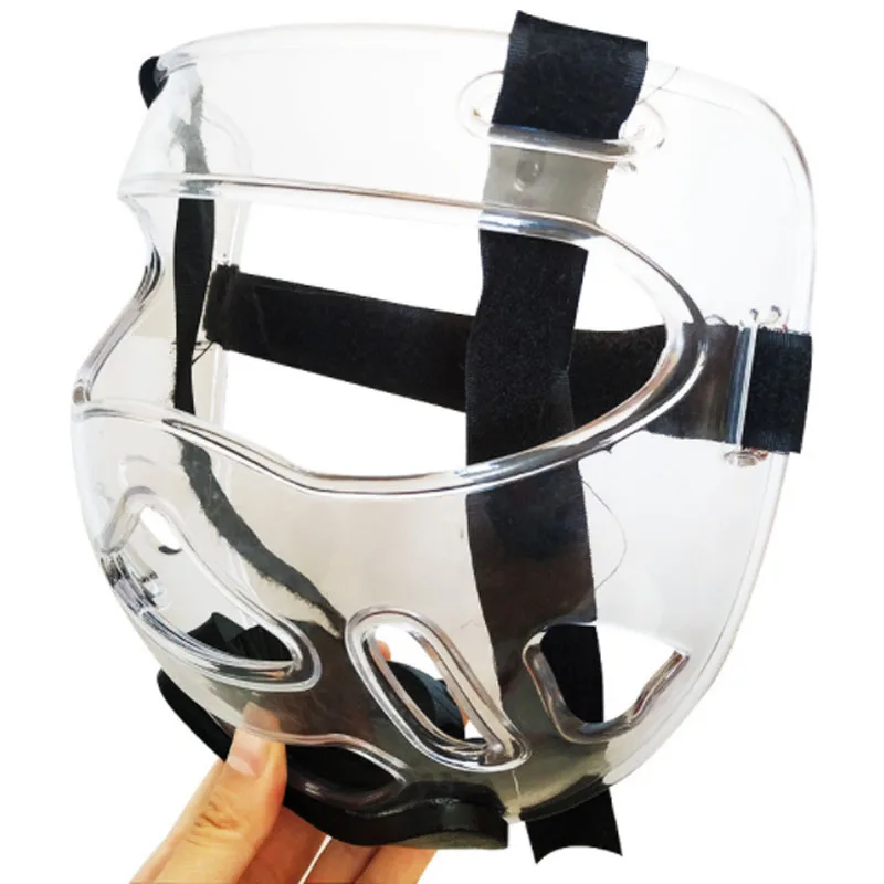 Taekwondo Face Guard Helmet Adults Kids Adjustable Martial Arts Karate Sparring Protective Mask Airsoft Tactical Head Cover