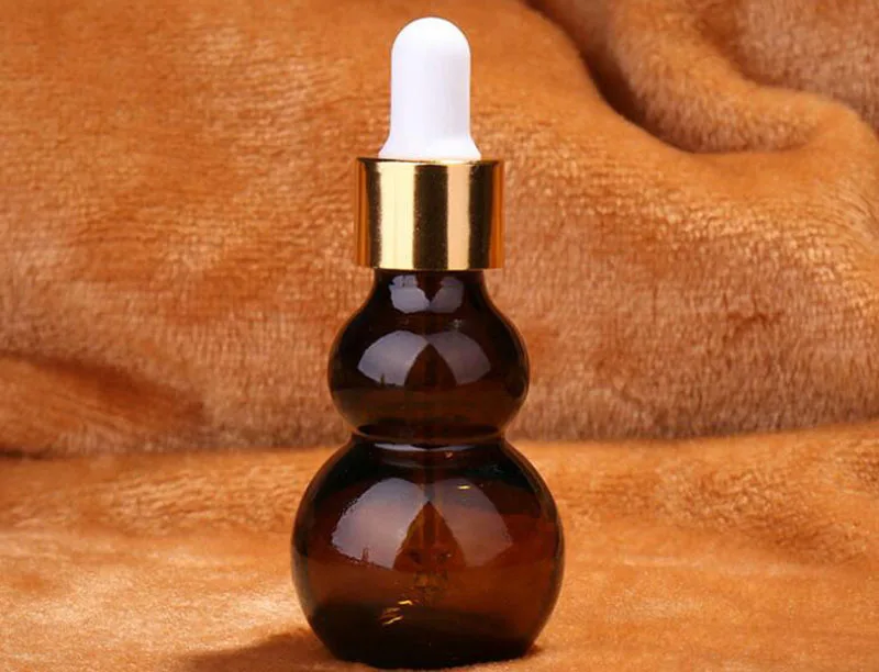 30ml10บรรจุขวดน้ำมันหอมระเหยน้ำเต้าสีน้ำตาลเข้มเกรดสูงบรรจุขวดดรอปเปอร์แก้วขนาด0มล. แบบใหม่
