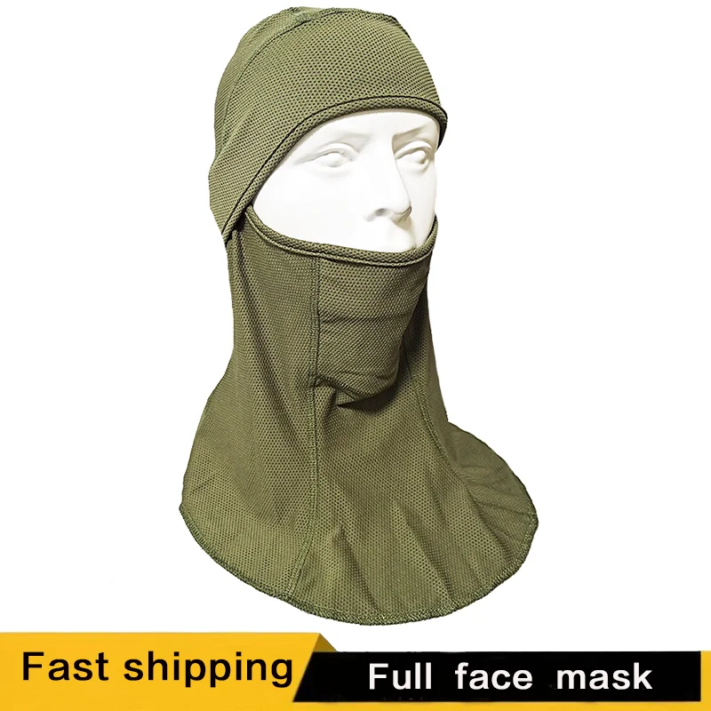 

Тактическая маска, маска для лица Балаклава, дышащий чехол для охоты, подходит для CS/стрелялок, верховой езды. Походы