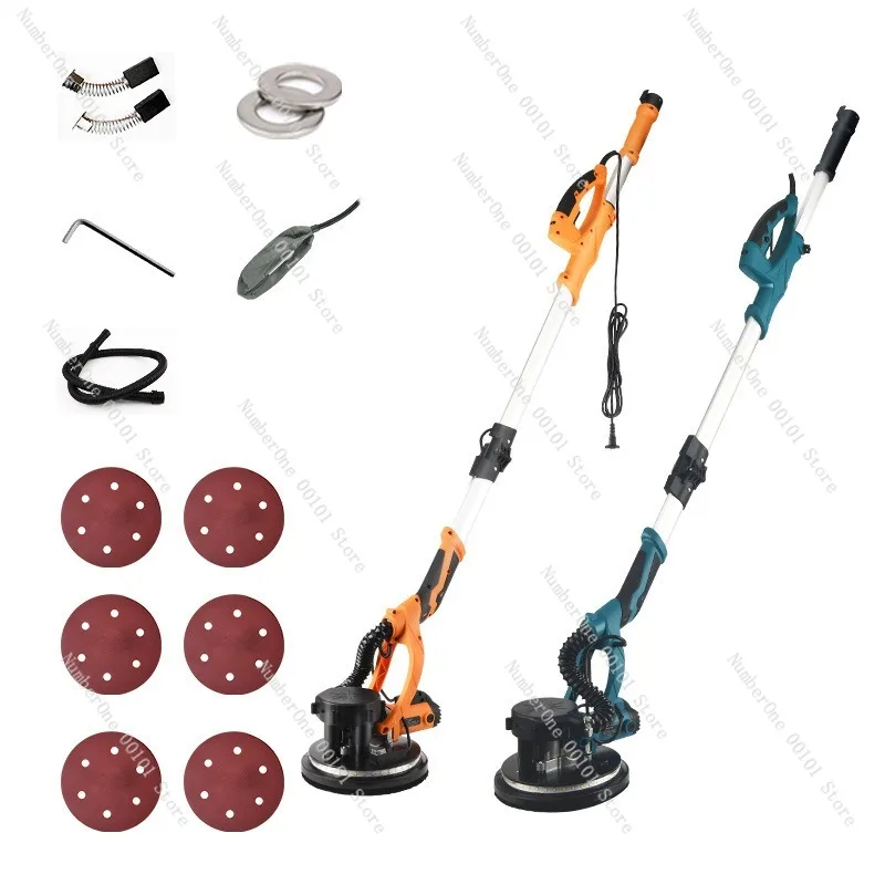Folding Putty Wall Grinding Machine, 9-Inch Wall Polishing and Sanding Machine, Easy-to-Use Wall Grinder for Professional DIY