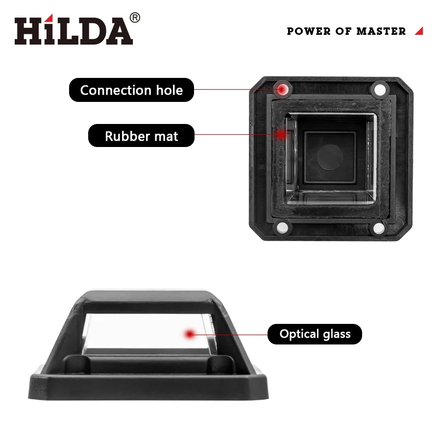 HILDA Laser Level Protective Glasses Vertical and Horizontal Lasers Glass Protective Cover Accessories
