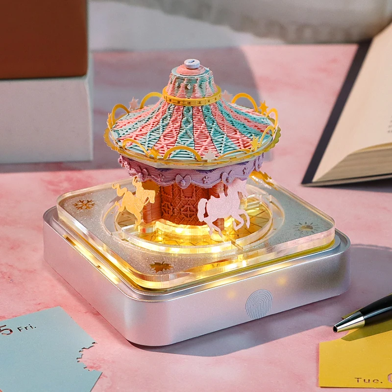 

The New Listing Craft 3D Calendar Pad Hot Sale Art Building 3D Sticky Memo Paper Cube Promotional Notes Paper Block Calendar