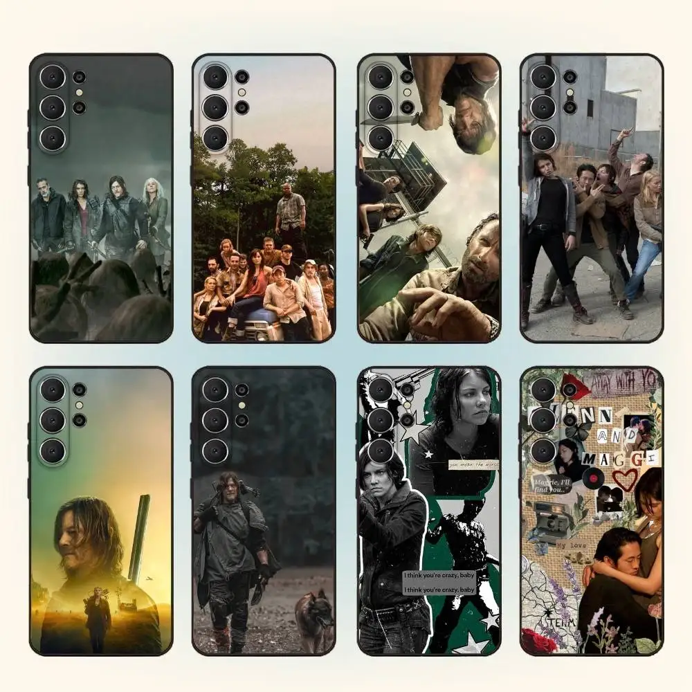 

C-Clem-T-The Walking Dead Phone Case For Samsung S25,24,23,22,30,21,10,9,Ultra,Plus,Lite,FE Black Soft Case