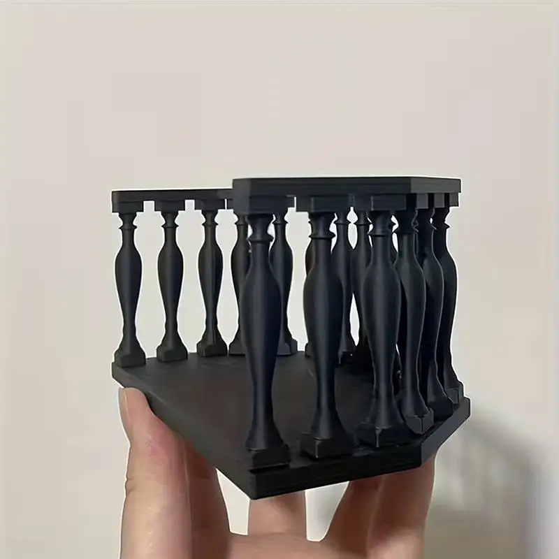 Dollhouse Miniature Balcony European Metal Railing Collectors Choice for DIY Scene Decor Display