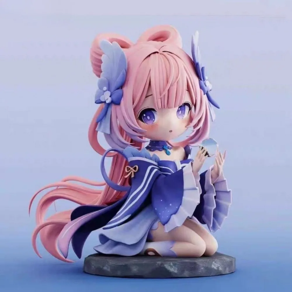 

Game Character Figurine, Sangonomiya Kokomi Beautiful Girl Sitting Figurine Desktop Model Ornament