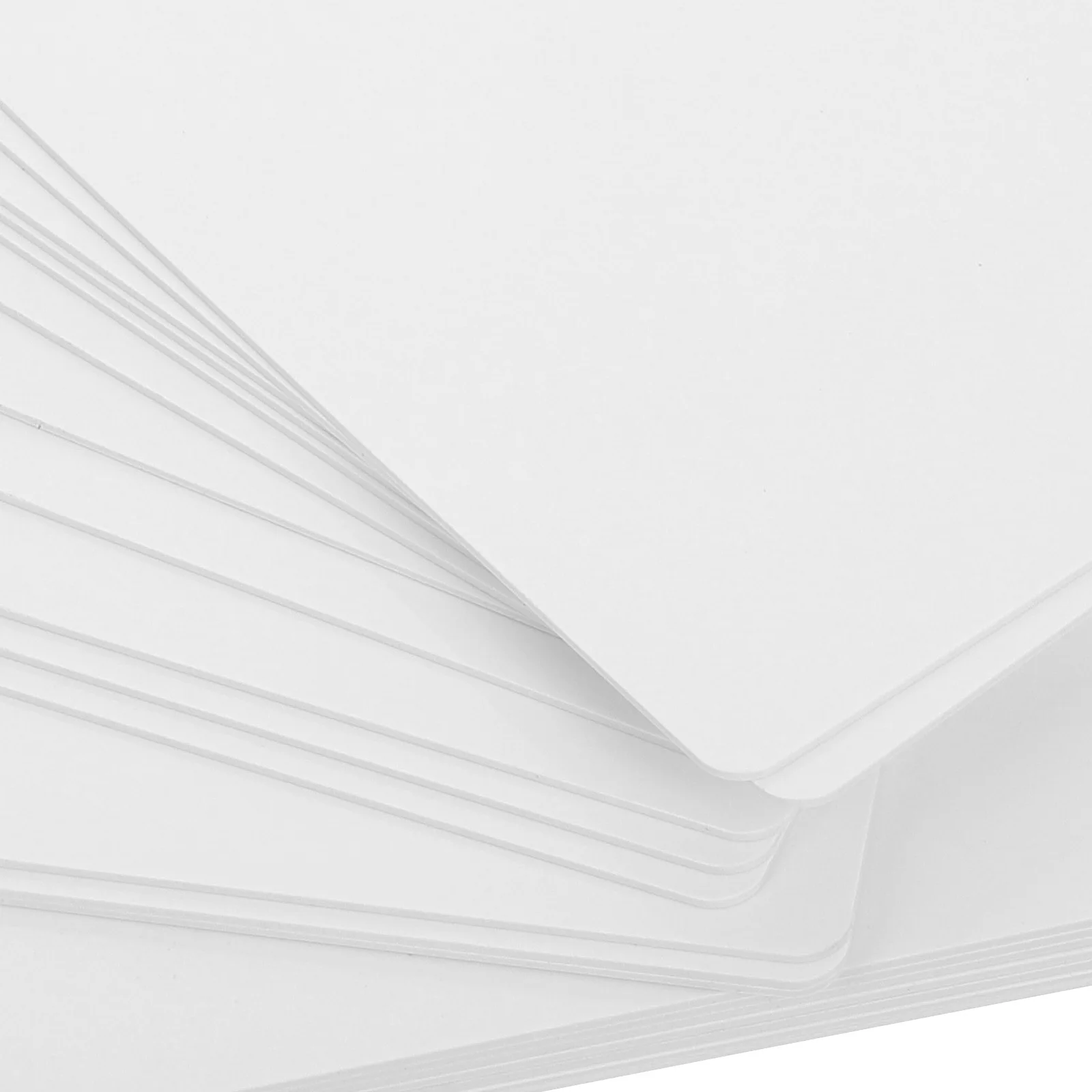 20Pcs Blank White PVC Cards Dual Sided Printing Id Badges for Employee Student Identification Security Access Control Card