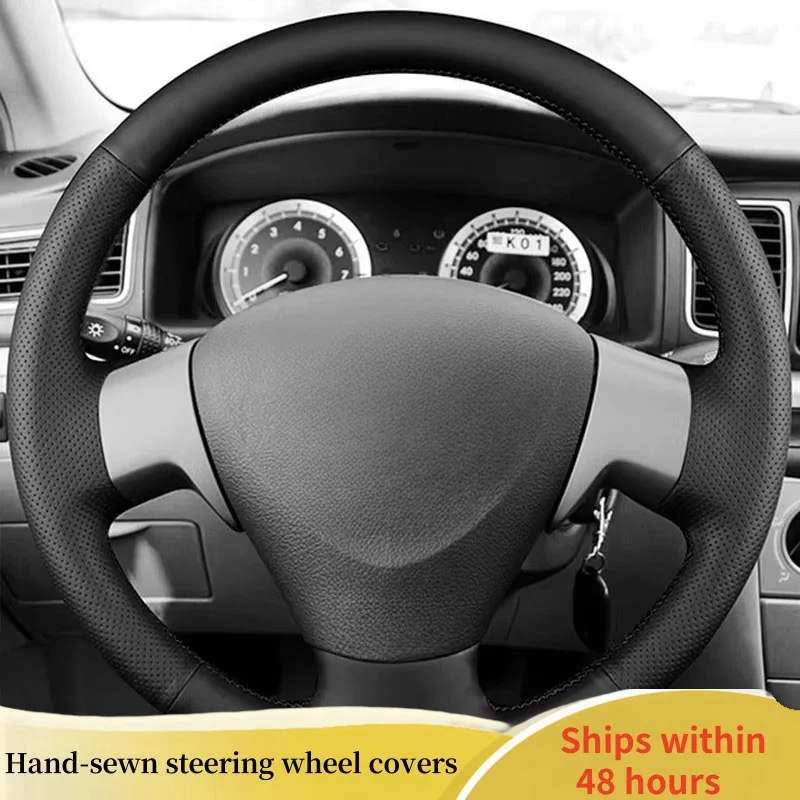 DIY Car Steering Wheel Cover For Toyota Corolla Matrix Auris 2006 - 2010 Car Accessory Customized Original Steering Wheel Braid