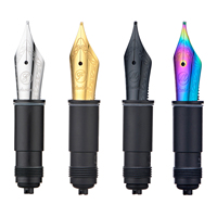3 PCS Asvine Fountain Pen Nib Replaced Nib for Asvine P36 P50 P80 V200, EF/F/Medium Size