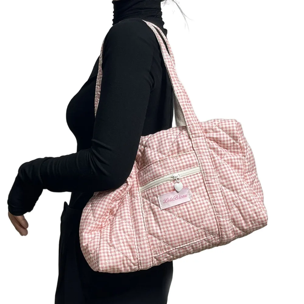 

Korean Style Stroller Organizer Bags Multi-pocket Flower Floral Mummy Bag Tote Large Capacity Single Shoulder Bag Maternity