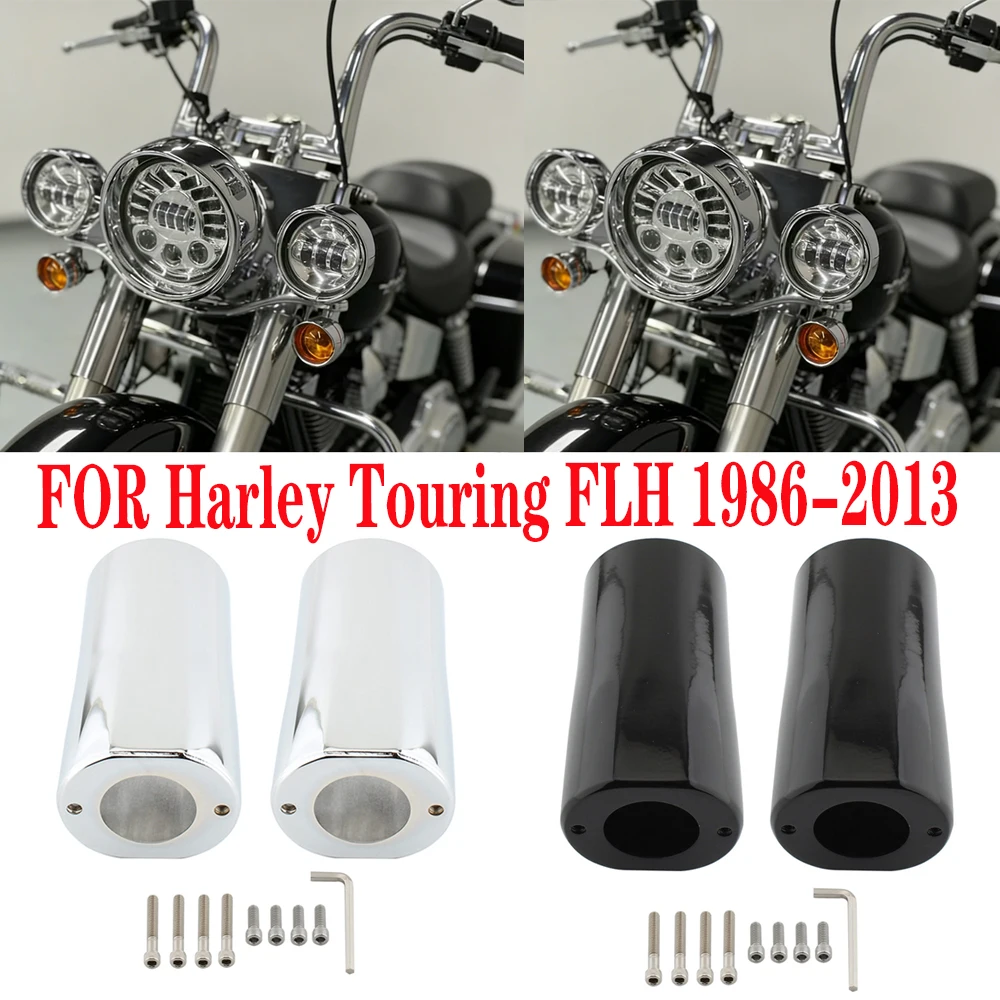 

Motorcycle modification accessories Fork Slider Cover Billet Aluminum Road King FOR Harley Touring FLH 1986-2013 Softail