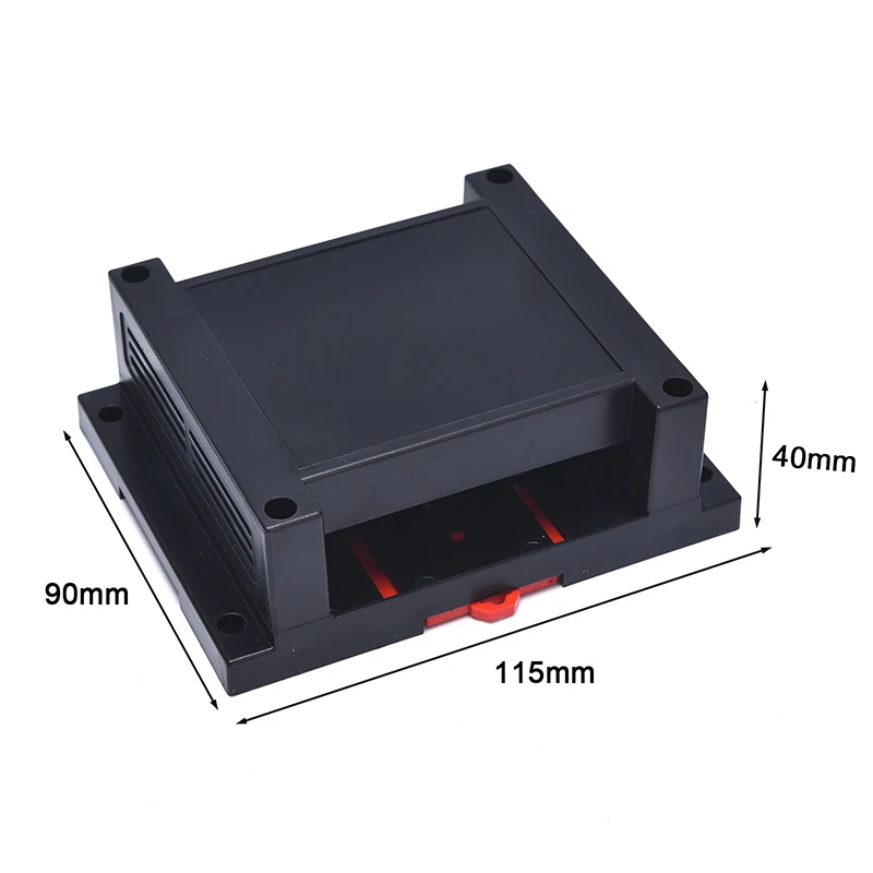 Caja de conexiones de cables eléctricos, caja de Control Industrial de plástico PLC, 115x90x40