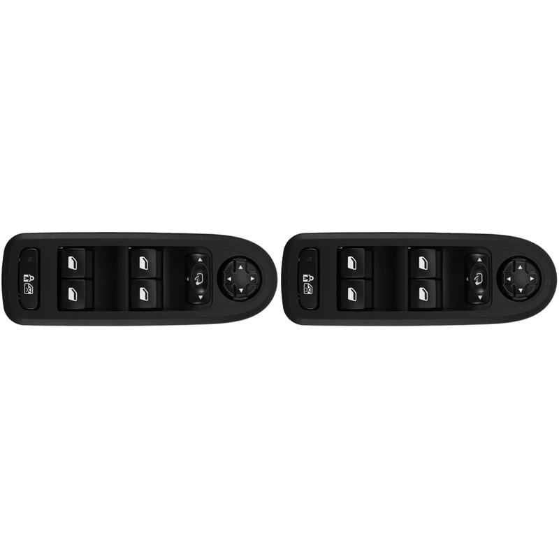 

2X Automobile Electric Window Lift Switch For Citroen C5 Peugeot 408 508 Part Number:98053458ZE 98054506ZD