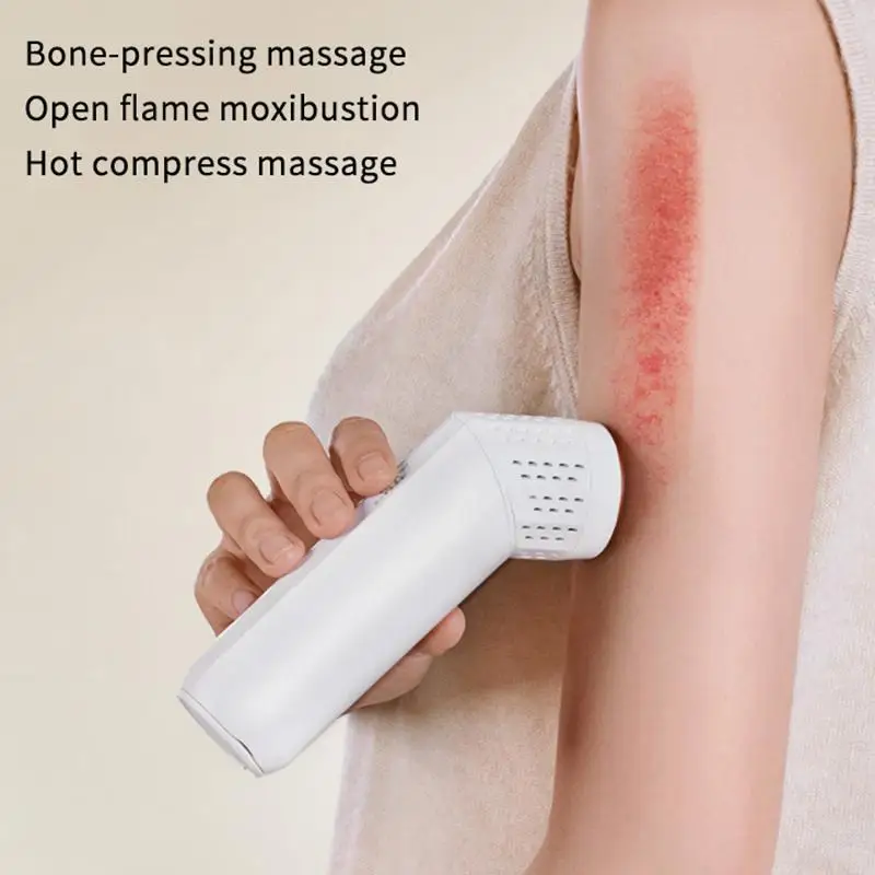 Functional Household Portable Warm Moxibustion Equipment Handheld Scraping Massage Beauty Device Stone Moxibustion Sticks Multi