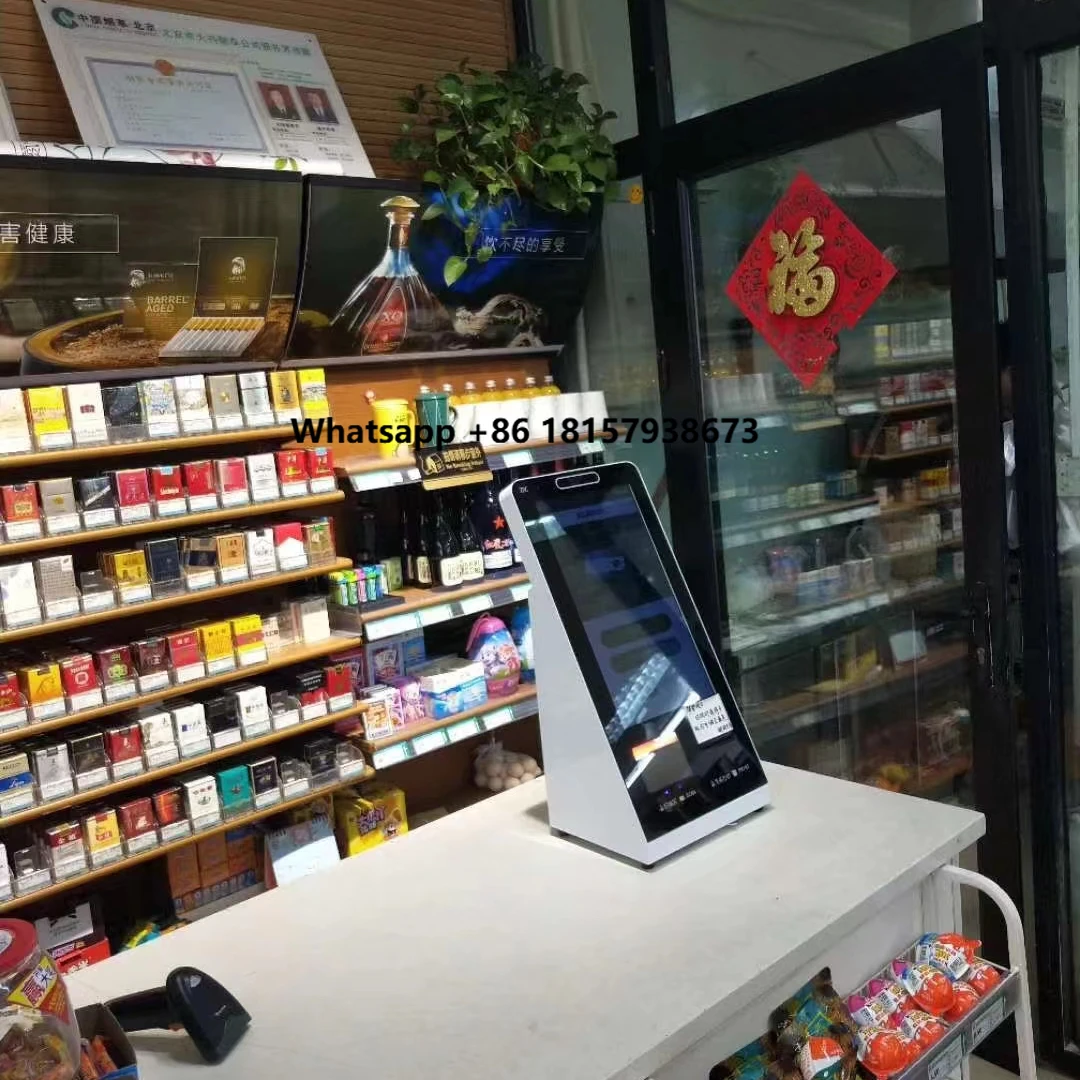 

Supermarket Touch Screen Automated Self-service Checkout Payment Kiosk Machines Queue Ticketing System