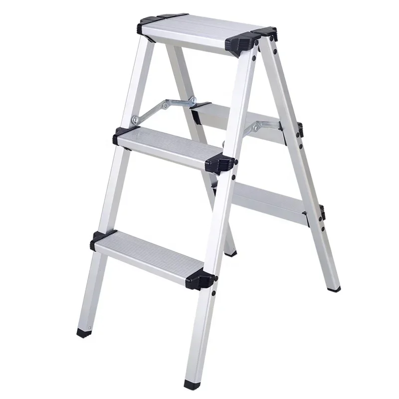 

New Design Portable Three Step Folding Aluminium Ladder Stools