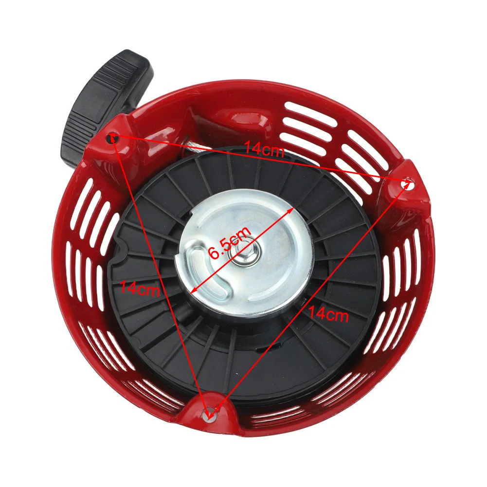 Motor Start Mechanism High Strength Steel Construction Compact Space Saving Design Recoil Starter For Honda Engines Starter Red