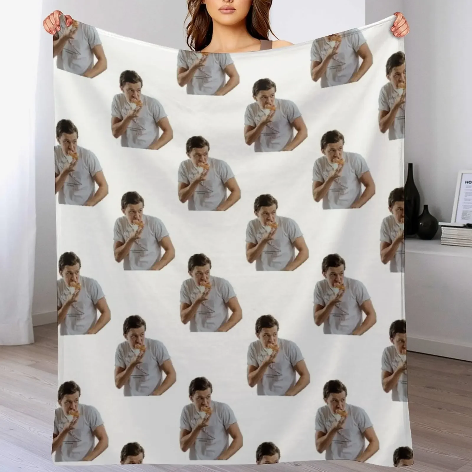 

tom snackin' Throw Blanket Summer Hairys Blankets