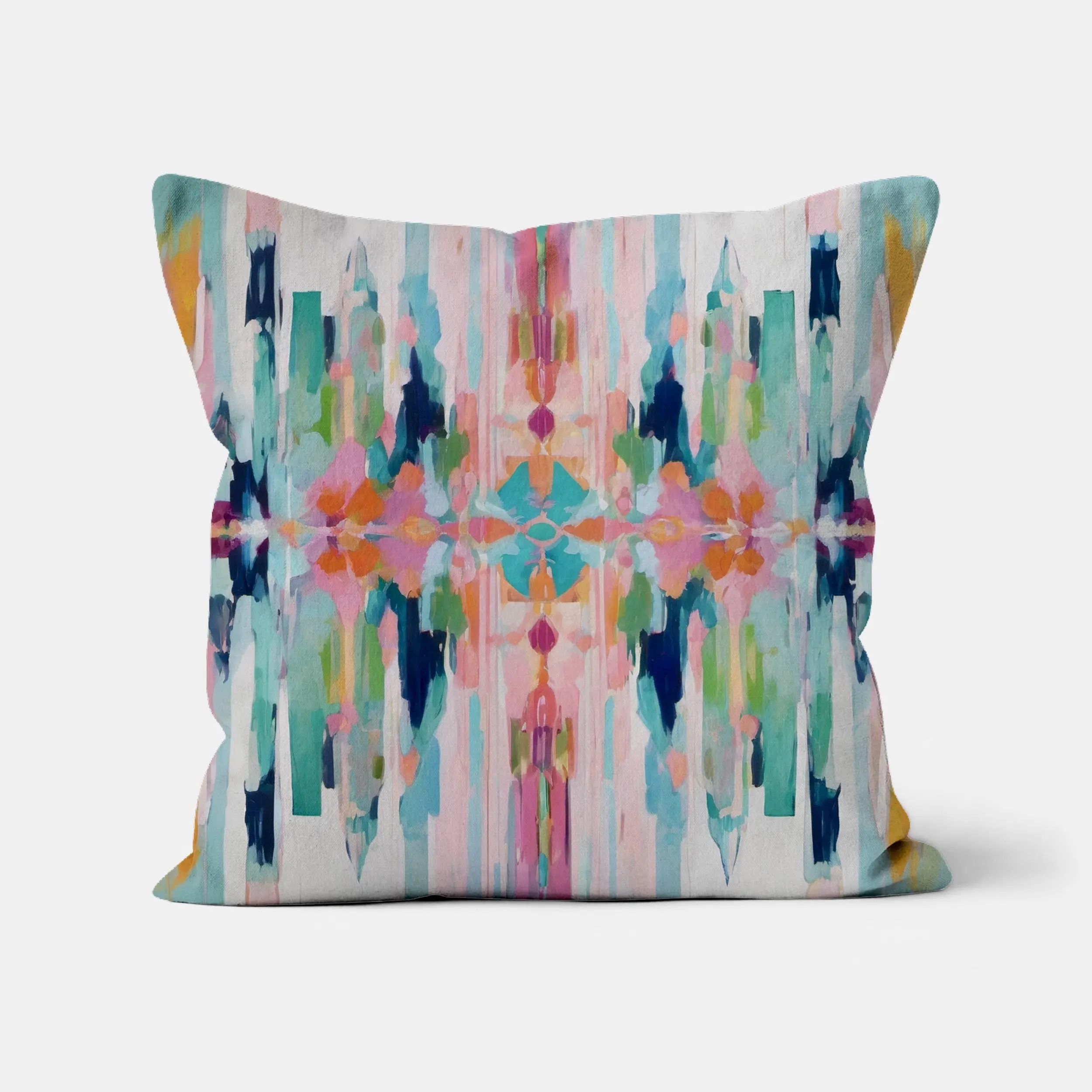 1pc Dora Vibrant Bohemian Throw Pillow Cover 2D Double-Side Print Polyester Cushion Case Colorful Design for Eclectic Home Decor