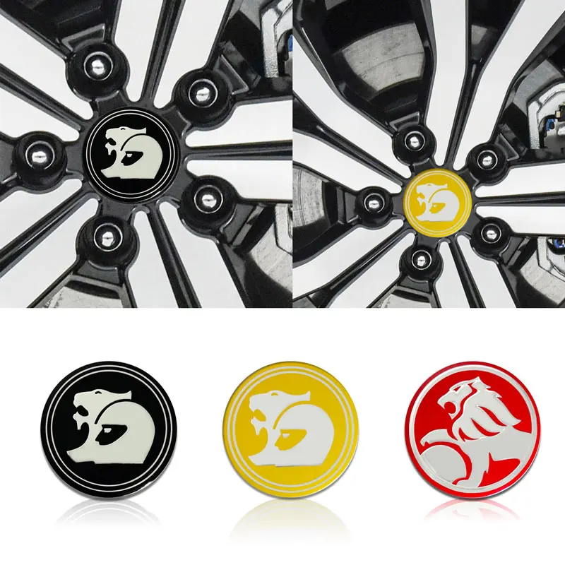 4Pcs/Lot 56.5mm Car Wheel Hub Center Caps Stickers For Holden Logo HSV Astra Commodore Captiva Cruze Accessories