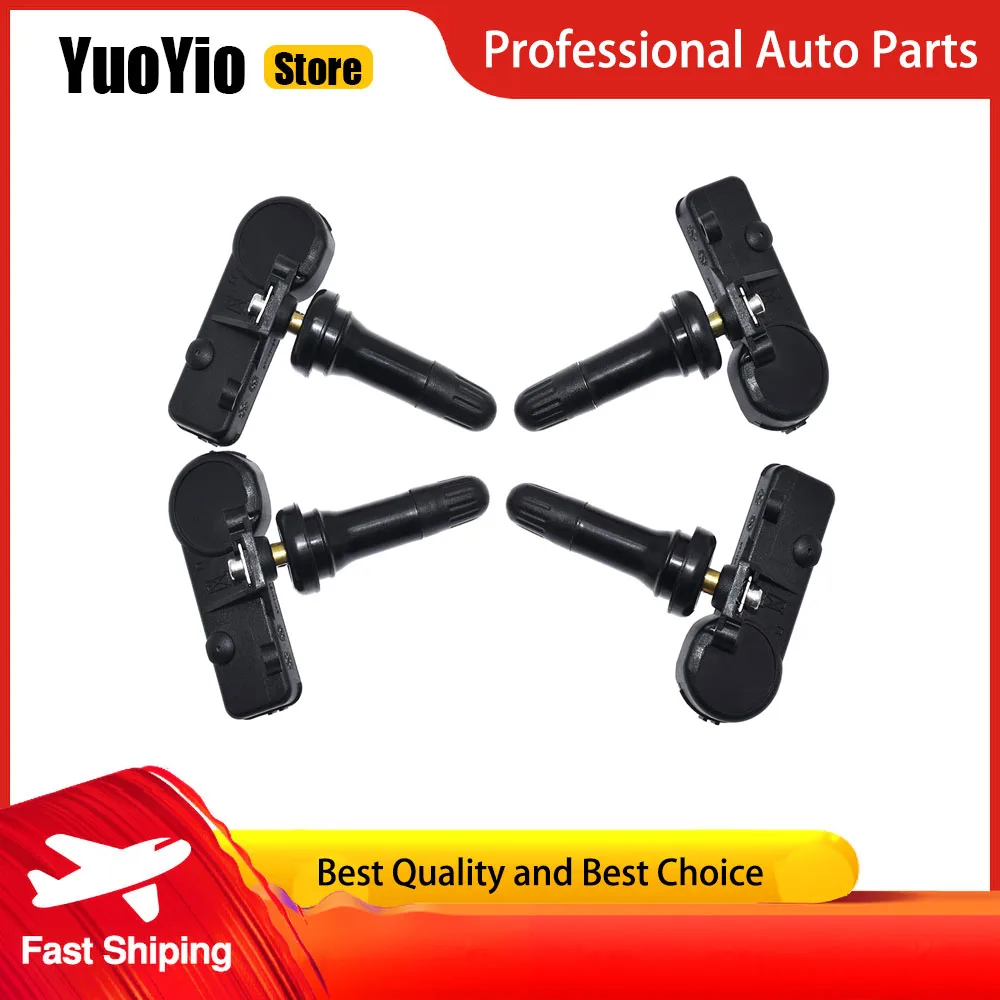 

YuoYio 4Pcs TPMS Sensor For Ford Fusion 2010 2011 2012 2013 315MHz TIRE Pressure Sensor DE8T-1A180-AA 9L3Z-1A189-A CM5T-1A180-AA