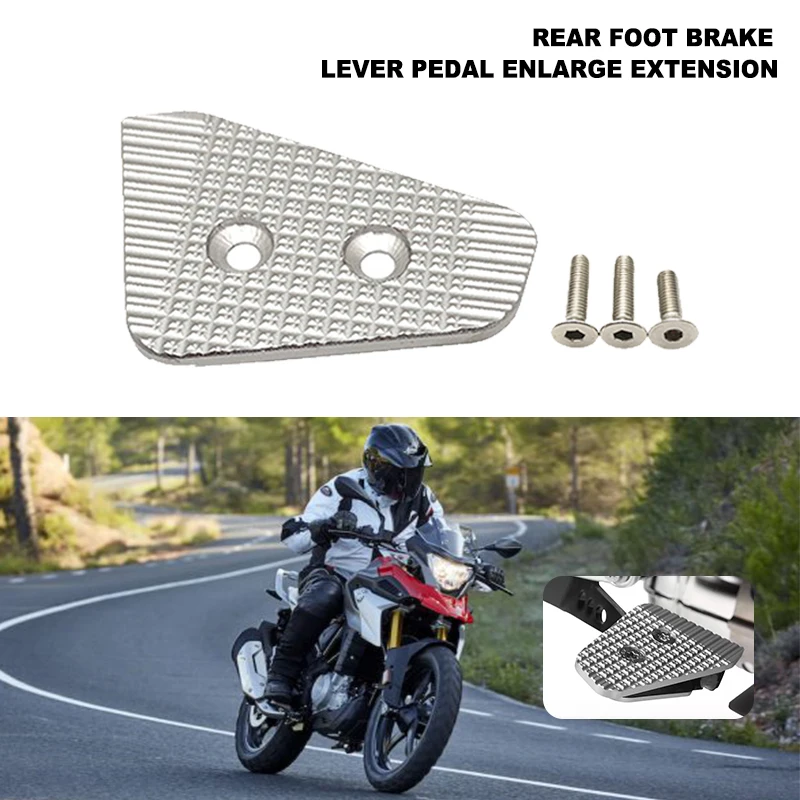 For BMW G310GS G310R G 310 GS 2018-2021 Motorcycle Accessories Rear Foot Brake Lever Pedal Enlarge Extension Rear Brake Peg Pad