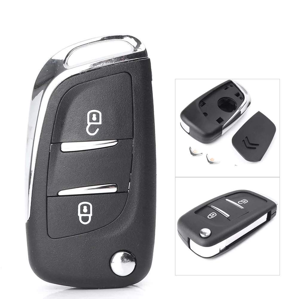 

Car 2 Buttons Key Shell Cover Key Fob Case For Citroen Xsara Picasso C2 C3 C4 C5 C6 C8 C-Quatre C-Triomphe