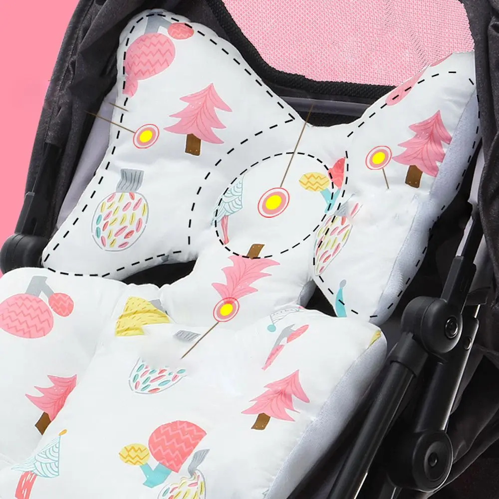 Autumn Cotton Outdoor Winter Multi-function Stroller Accessories Baby's Cushion Baby Stroller Mat Pushchair Car Seat Pad