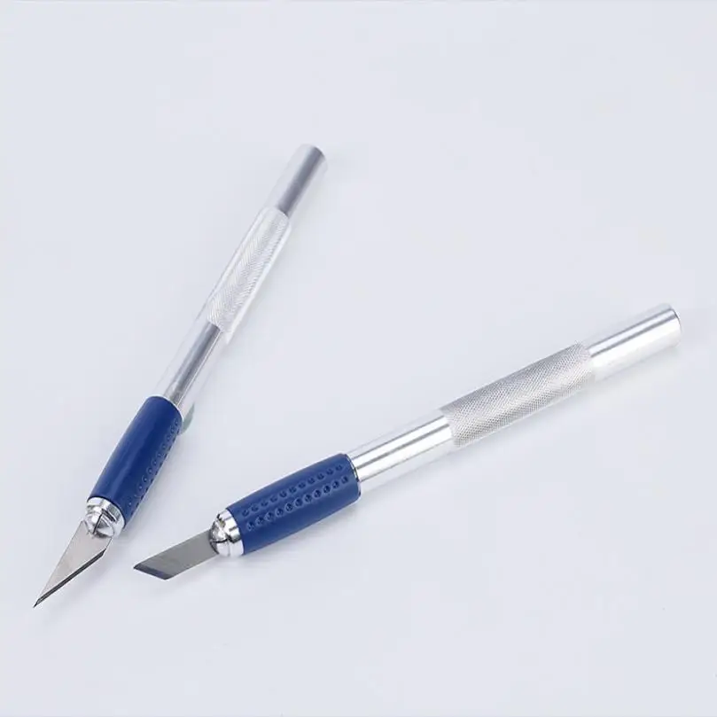 Multifunctional Pen Cutter 7pcs Multi Cutter Head Wood Carving Tool Set for Basic Detailed Carving Woodworkers