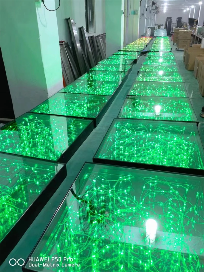 28 pieces Hot Sale Led Starlight Dancing Floor Wedding Party Decoration Led Dancing Floor