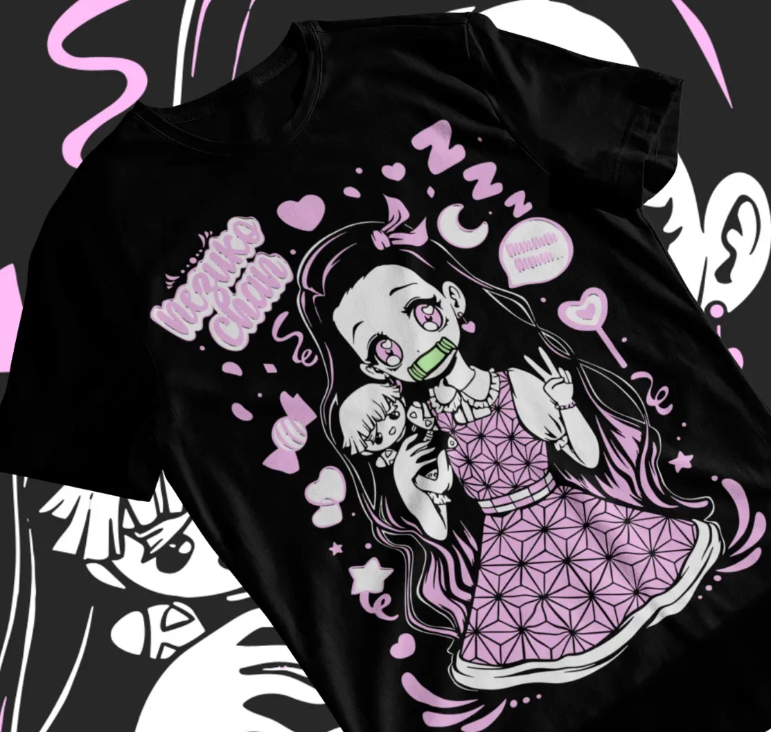 Nezuko Kamado Kimetsu no Yaiba Short-Sleeve new Unisex T-Shirt Soft Tee