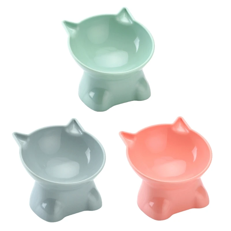 Tilt Bowl Feeder Bowl Bowl With Stand Water Bowl Pet Feeder Dropship