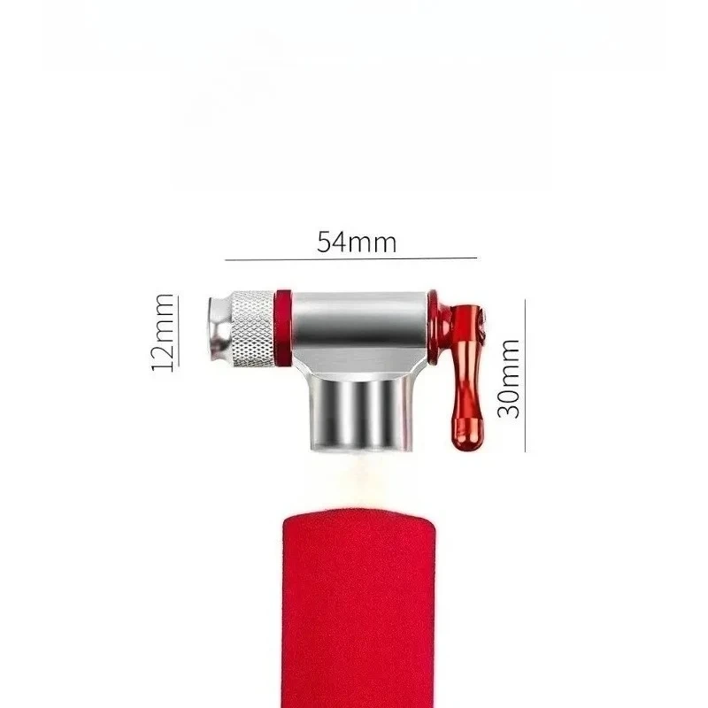 

Велосипедный автоматический насос из алюминиевого сплава для мини-велосипедного насоса CO2, портативный насос для накачивания шин Schrader Presta, адаптер MTB Road