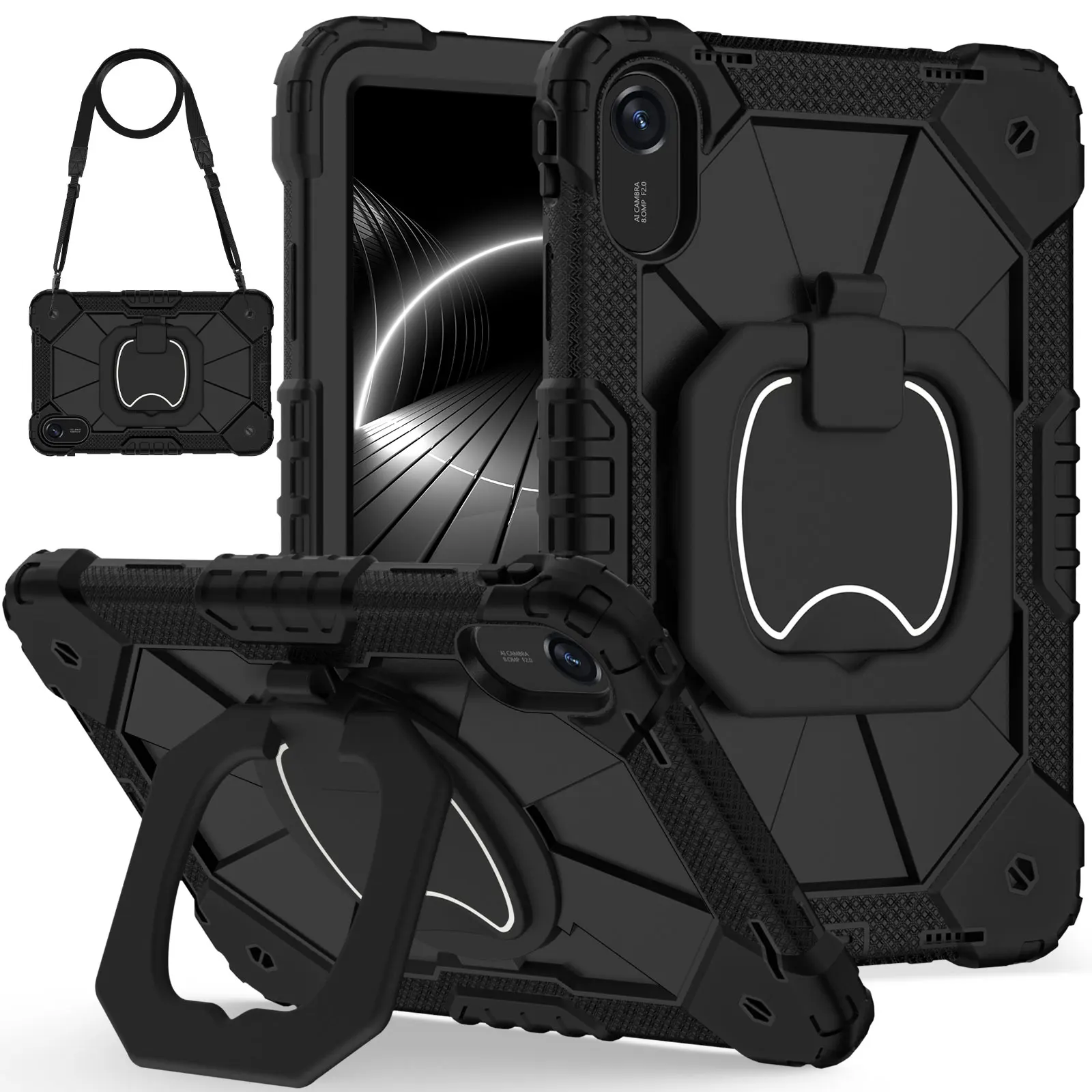 Kids Armor Shockproof for Xiaomi Redmi Pad2 Pro 12.1 Poco Pad M1 2025 Tablet Case Wristband Cover for Xiaomi Pad SE Mi Pad 7 Pro