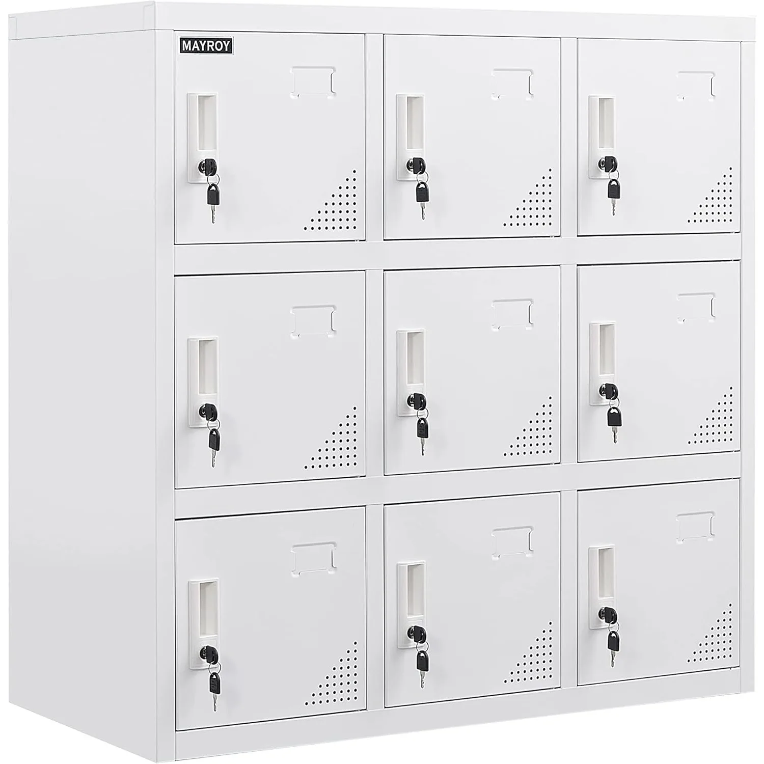 Metal Locker Office Storage Locker Home Steel Locker School Storage Organizer  Storage Cabinet for Kids Students Employee