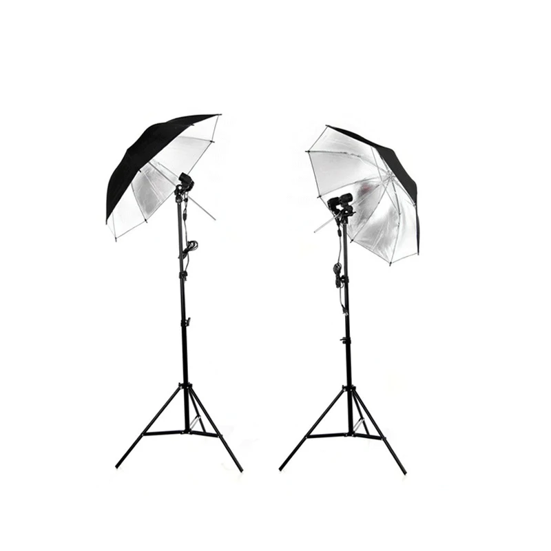 Photographic Equipment,Soft Light Studio,Photography Umbrella,33-Inch Reflective Umbrella with Black Outside and Silver Inside