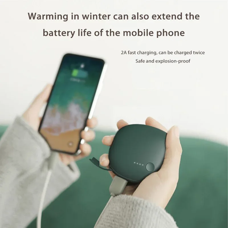 Xiaomi Mini Hand Warmer Rechargeable Portable Hand Warmer Fast Heating Men and Women Camping Travel Office Christmas Gift