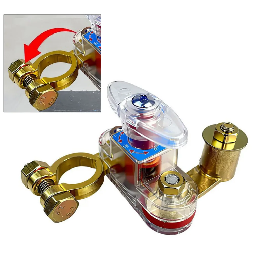 Car Starter Switch Battery Disconnect for Easy Installation Battery Cut Switch Car Battery Switch Dual Rotation Design