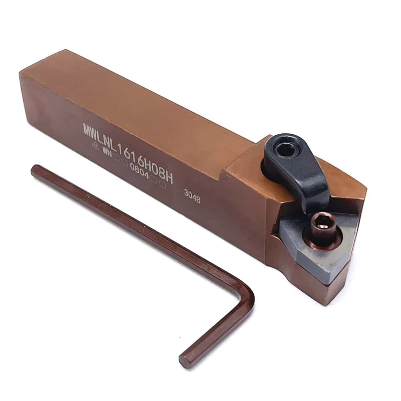 1PCS MWLNR 1616 MWLNR2020 MWLNR2525 MWLNR3232 High quality spring steel CNC cutting tool holder for external circular turning
