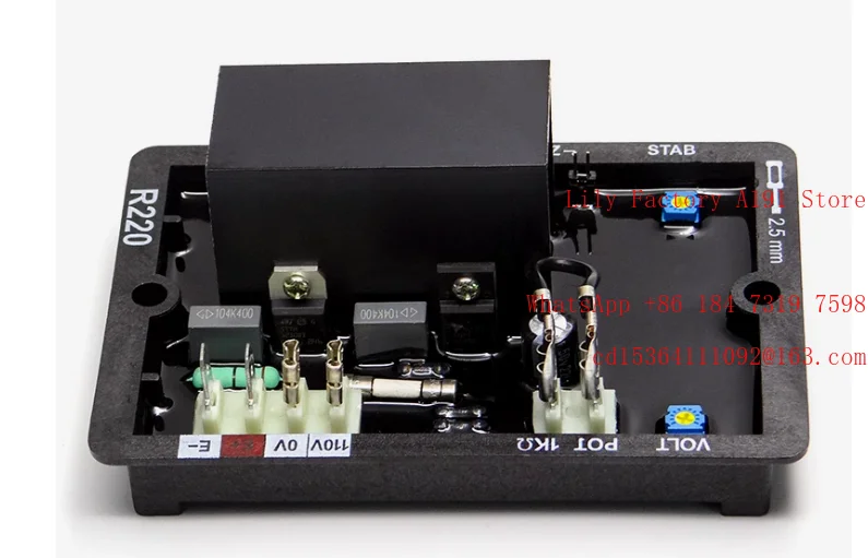 

R220 380V Brushless Generator Set Automatic Voltage Regulator