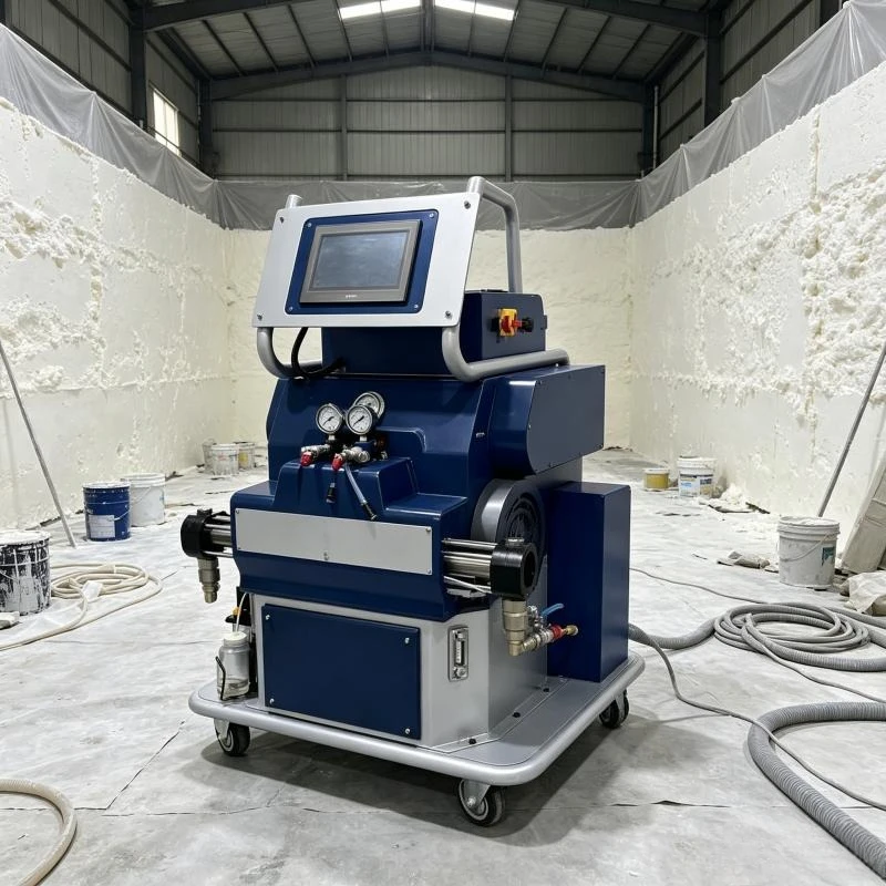 Portable Air Operated Polyurethane Spray Foam Injection Machine 2 Component Kit for Home Wall Container Insulation