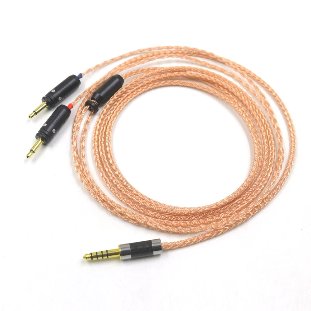 16 Core LITZ 7N Copper OCC Graphene For 3.5 4.4 6.5 XLR Clear celestee NEW focal ELEAR headset French Utopia Earphone Cable